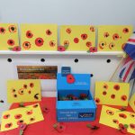The children have been learning all about the war and the importance of Remembrance Day! They made lovely poppies which we have proudly displayed at the nursery.